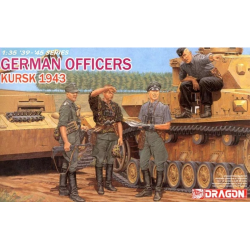 GERMAN OFFICERS KURK 1943 KIT 1:35 Dragon Mezzi Militari Modellino