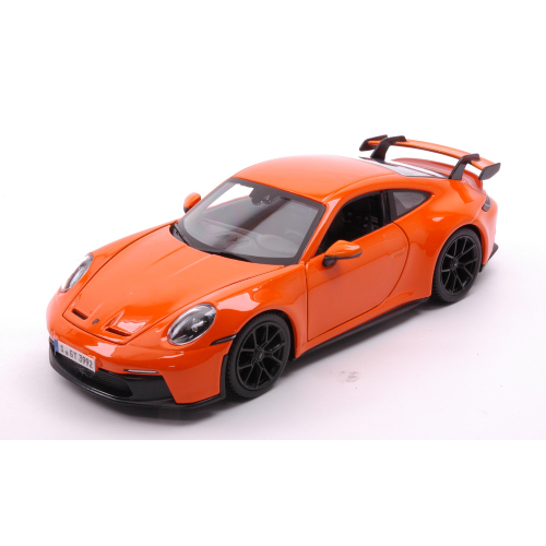 PORSCHE 911 GT3 2021 ORANGE 1:24 Burago Auto Stradali Modellino
