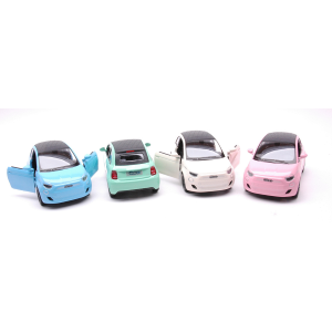 FIAT 500e PASTEL (1 Modellino a Scelta) cm 12 1:28 Kinsmart Modellismo Giocattolo Modellino
