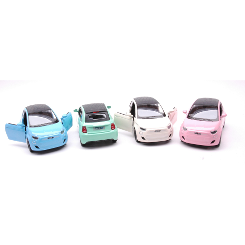 FIAT 500e PASTEL (1 Modellino a Scelta) cm 12 1:28 Kinsmart Modellismo Giocattolo Modellino