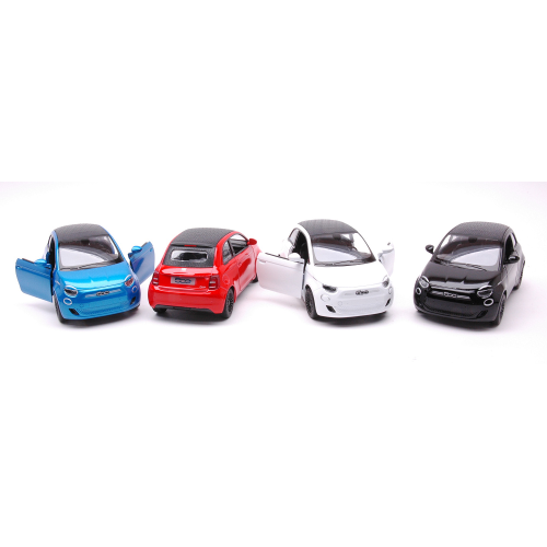 FIAT 500e (1 Modellino a Scelta) cm 12 1:28 Kinsmart Modellismo Giocattolo Modellino