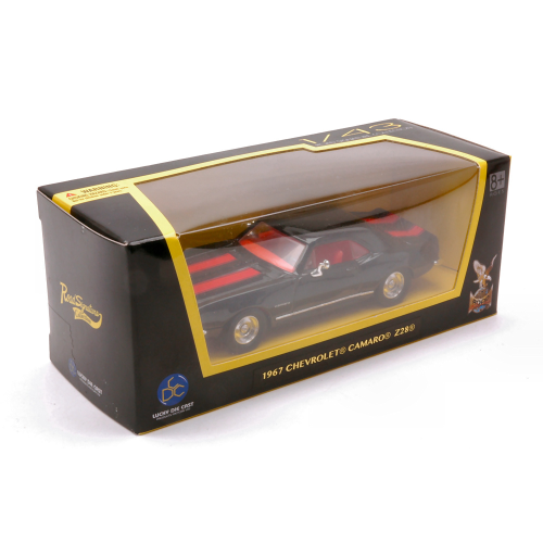 CHEVROLET CAMARO Z-28 COUPE 1967 BLACK 1:43 Lucky Die Cast Auto Stradali Modellino
