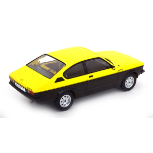 OPEL KADETT C COUPE GT/E 1975 YELLOW/BLACK 1:18 ModelCarGroup Auto Stradali Modellino