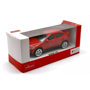BMW X6 RED 1:43 Rastar Auto Stradali Modellino