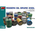 MODERN OIL DRUMS (200L) KIT 1:48 Miniart Kit Diorami Die Cast Modellino