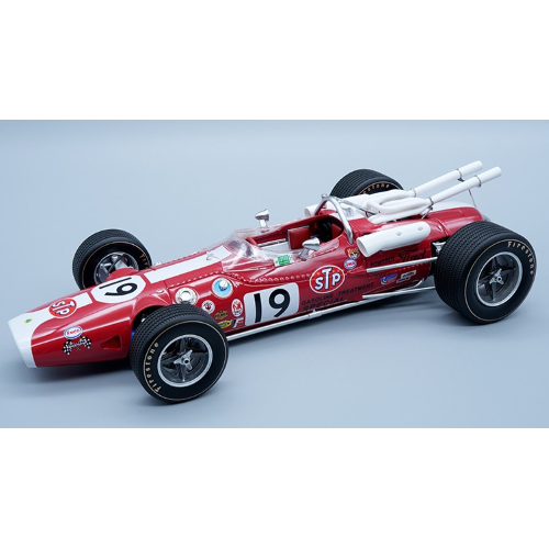 LOTUS 38 N.19 2nd 500 INDY 1966 J.CLARK 1:18 Tecnomodel Auto Competizione Modellino