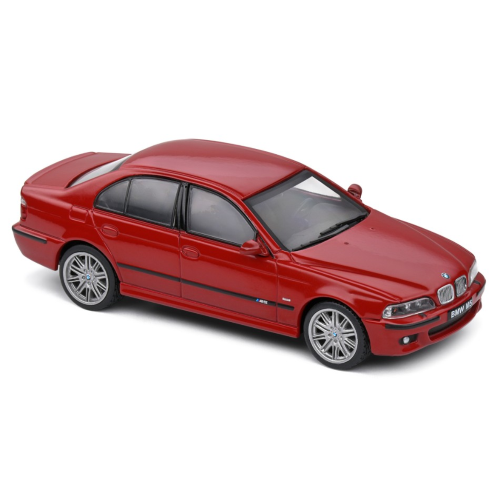 BMW E39 M5 2004 RED 1:43 Solido Auto Stradali Modellino