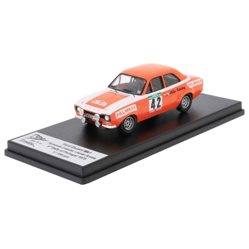 FORD ESCORT MK1 N.42 PORTUGAL RALLY 1975 LEZAMA-ARNAIZ 1:43 Trofeu Auto Rally Modellino