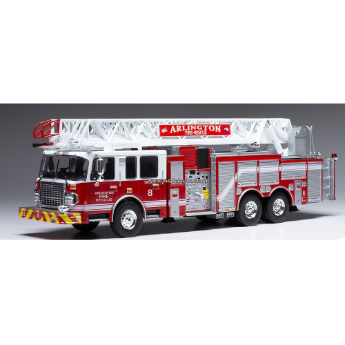SMEAL 105 RM ARLINGTON FIRE RESCUE DREHLEITERWAGEN 1:43 Ixo Model Pompieri Modellino