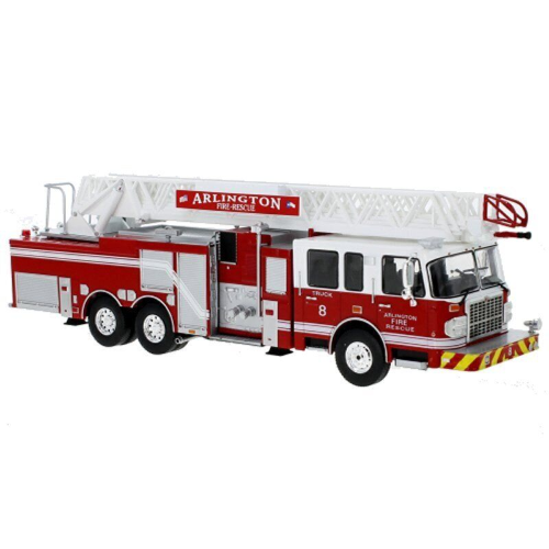 SMEAL 105 RM ARLINGTON FIRE RESCUE DREHLEITERWAGEN 1:43 Ixo Model Pompieri Modellino