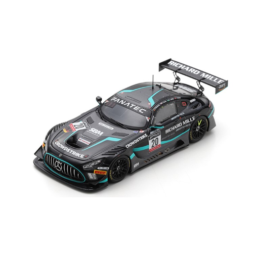 MERCEDES GT3 N.20 WINNER BRONZE CUP CLASS 24 H SPA 2022 MULLER-KURTZ-PIE 1:43 Spark Model Auto Competizione Modellino