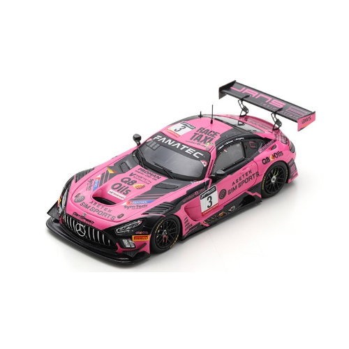 MERCEDES GT3 N.3 24H SPA 2022 KINGLEY-ERIKSEN-BAUD 1:43 Spark Model Auto Competizione Modellino