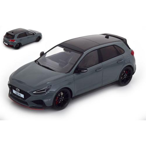 HYUNDAI i30 N 2021 GREY 1:18 ModelCarGroup Auto Stradali Modellino