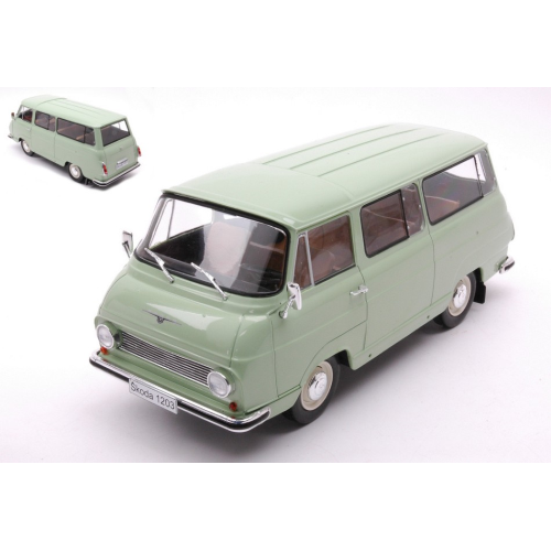 SKODA 1203 1968 LIGHT GREEN 1:24 Whitebox Auto Stradali Modellino