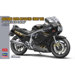 SUZUKI GSX-R750 SCHWARTZ/GOLD KIT 1:12 Hasegawa Kit Moto Die Cast Modellino