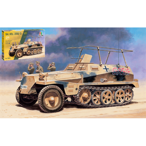 SD KFZ 250/3 KIT 1:72 Italeri Kit Mezzi Militari Modellino