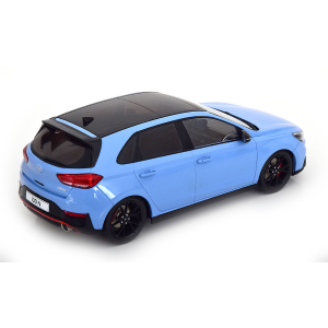 HYUNDAI i30 N 2021 LIGHT BLUE 1:18 ModelCarGroup Auto Stradali Modellino