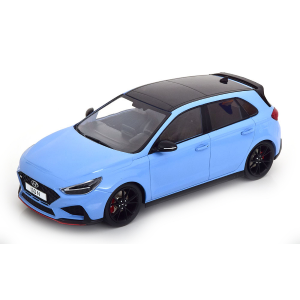 HYUNDAI i30 N 2021 LIGHT BLUE 1:18 ModelCarGroup Auto Stradali Modellino