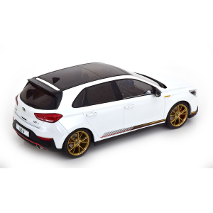 HYUNDAI i30 N 2021 METALLIC WHITE 1:18 ModelCarGroup Auto Stradali Modellino
