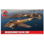 MESSERSCHMITT Bf110E E-2 TROP KIT 1:72 Airfix Kit Aerei Die Cast Modellino