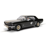 FORD MUSTANG BLACK AND GOLD SLOT 1:32 Scalextric Slot Die Cast Modellino