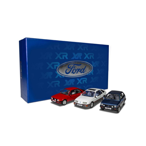 FORD XR COLLECTION ESCORT MKIII XR3i - FIESTA MKI XR2 - SIERRA XR4i 1:43 Vanguards Auto Stradali Modellino