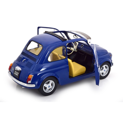 FIAT 500 F CUSTOM 1968 DARK BLUE 1:12 KK Scale Auto Stradali Modellino