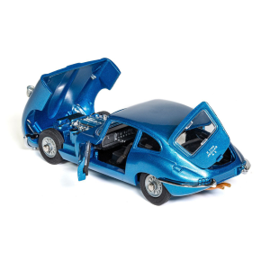 JAGUAR 4.2 LITRE E TYPE BLUE cm 10,5 Vanguards Auto Competizione Modellino