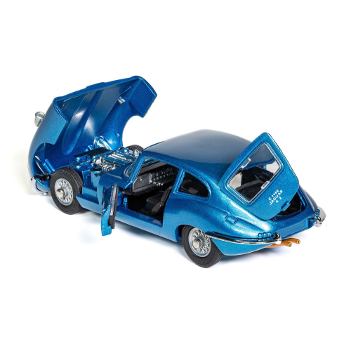 JAGUAR 4.2 LITRE E TYPE BLUE cm 10,5 Vanguards Auto Competizione Modellino