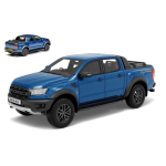 FORD RANGER RAPTOR 2019  BLUE 1:43 Vanguards Auto Stradali Die Cast Modellino