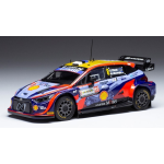 HYUNDAI i20 N.8 RALLY SARDEGNA 2022 TANAK/JARVEOJA 1:43 Ixo Model Auto Rally Modellino