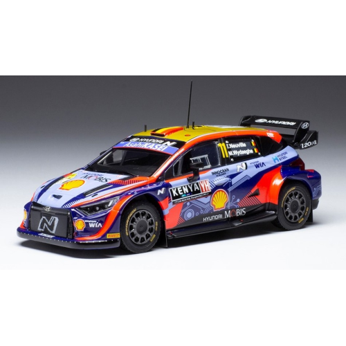 HYUNDAI i20 N.11 SAFARI RALLY 2022 NEUVILLE/WYDAEGHE 1:43 Ixo Model Auto Rally Modellino