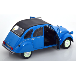 CITROEN 2CV 6 1982 BLEU PETROLE 1:18 Solido Auto Stradali Modellino