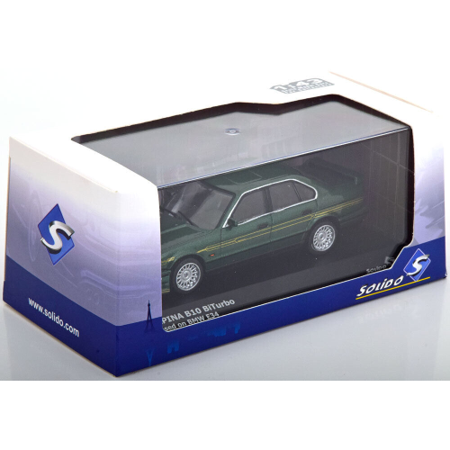 BMW ALPINA B10 4.6 E34 1994 GREEN 1:43 Solido Auto Stradali Modellino
