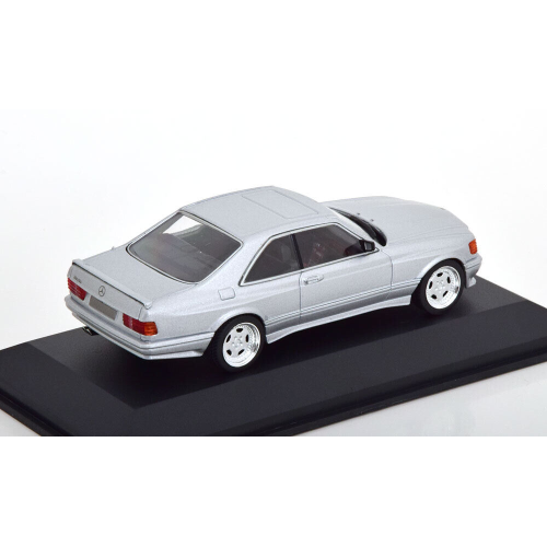 MERCEDES 560 SEC AMG WIDEBODY 1990 SILVER 1:43 Solido Auto Stradali Modellino