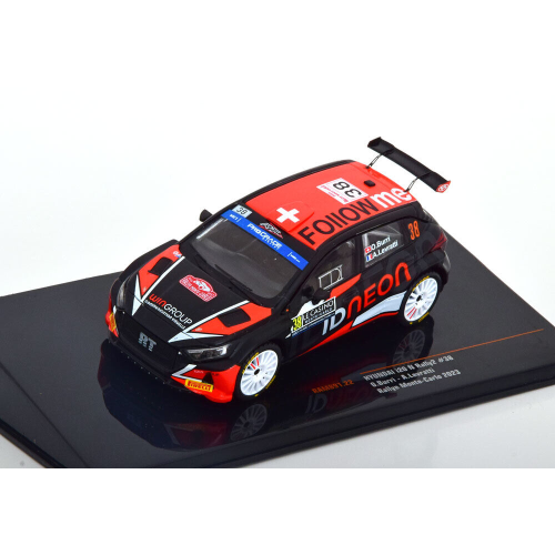 HYUNDAI i20 N WRC2 N.38 RALLY MONTE CARLO 2023 BURRI/LEVRATTI 1:43 Ixo Model Auto Rally Modellino