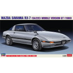 MAZDA SAVANNA RX-7 SA 22C 1980 KIT 1:24 Hasegawa Kit Auto Die Cast Modellino