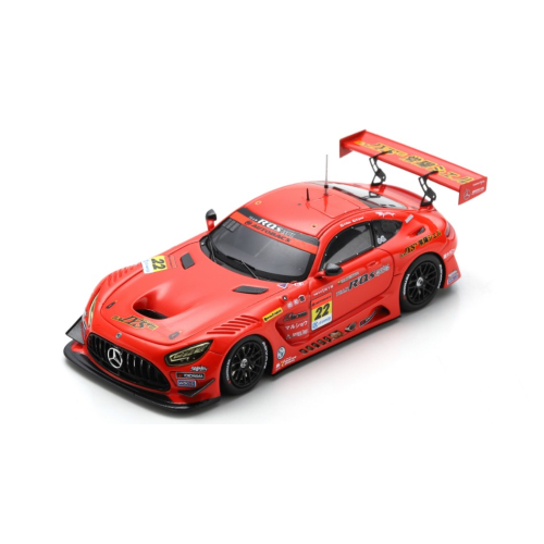 R'Qs AMG GT3 N.22 GT300 SUPER GT 2022 HISASHI WADA-MASAKI JYONAI 1:43 Spark Model Auto Competizione Modellino