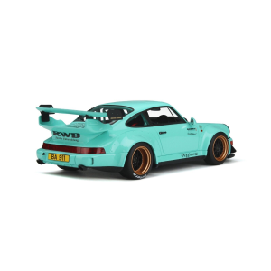 PORSCHE 911 930 RWB TIFFANY COUPE 2015 TURQUOISE 1:18 GT Spirit Auto Stradali Modellino