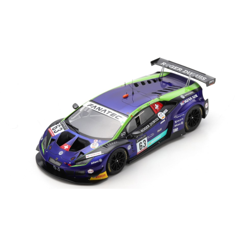 LAMBORGHINI HURACAN GT3 N.63 24H SPA 2022 COSTA-BORTOLOTTI-AITKEN 1:18 Spark Model Auto Competizione Modellino