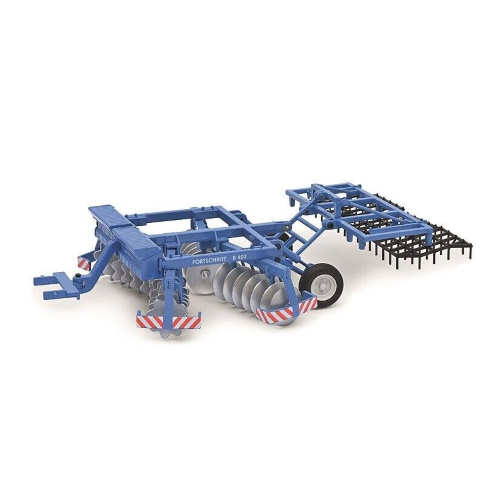 FORTSCHRITT PFLUG B200 + SCHEIBENEGGE B402 1:32 Schuco Mezzi Agricoli e Accessori Modellino