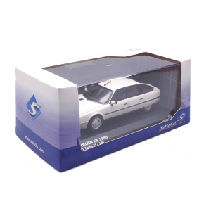 CITROEN CX 2400 GTi TURBO 2 1990 WHITE 1:43 Solido Auto Stradali Modellino