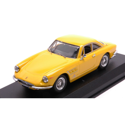 FERRARI 330 GTC RUOTE A RAGGI 1967 YELLOW 1:43 Best Model Auto Stradali Modellino