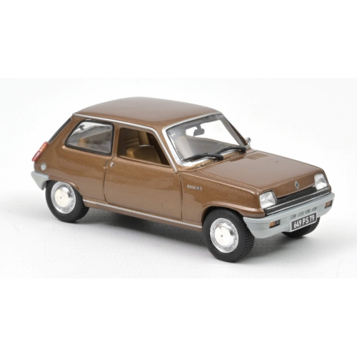 RENAULT 5 TL 1974 BROWN METALLIC 1:43 Norev Auto Stradali Modellino
