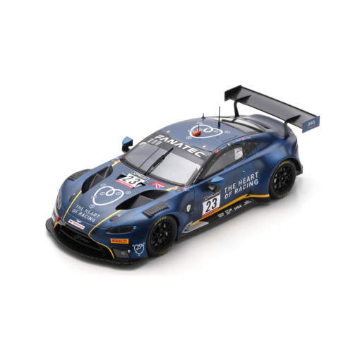 ASTON MARTIN VANTAGE GT3 N.234 24H SPA 2022 GUNN-RIBERAS-EASTWOOD 1:43 Spark Model Auto Competizione Modellino