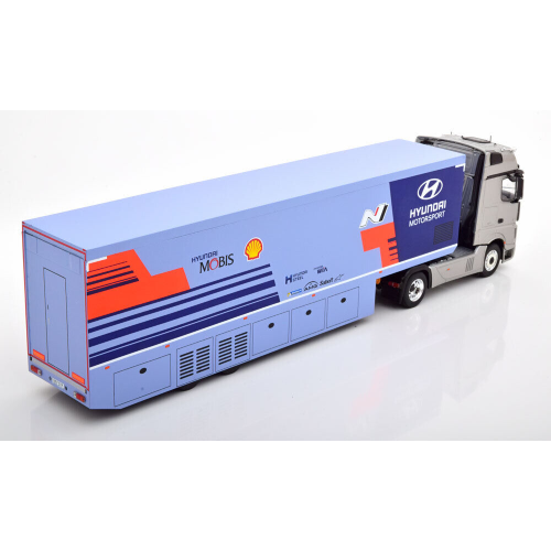 MERCEDES ACTROS MP4 HYUNDAI MOTORSPORT 2019 WRC TRANSPORT 1:43 Ixo Model Camion Modellino