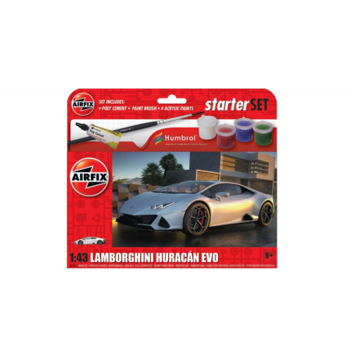 LAMBORGHINI HURACAN SMALL STARTER SET KIT 1:43 Airfix Kit Auto Modellino