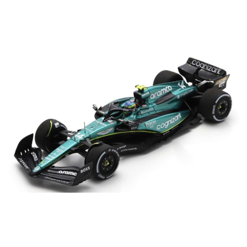 ASTON MARTIN AMR23 N.14 3rd BAHRAIN GP 2023 FERNANDO ALONSO 1:43 Spark Model Formula 1 Modellino