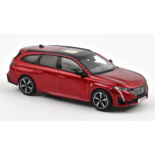 PEUGEOT 308 SW GT 2021 ELIXIR RED 1:43 Norev Auto Stradali Modellino