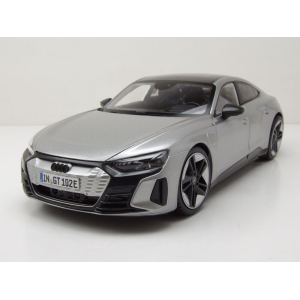 AUDI RS e-TRON GT 2022 SILVER 1:18 Burago Auto Stradali Modellino